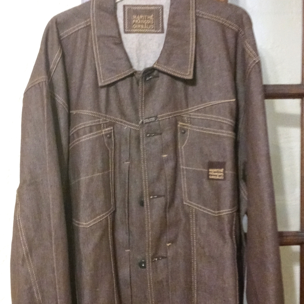Brown denim designer